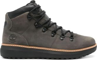 Timberland Grijze Su&egrave;de Veterschoenen - Heren - Veterlaarzen - Grijs - 45 EU - Su&egrave;de - Schoenen