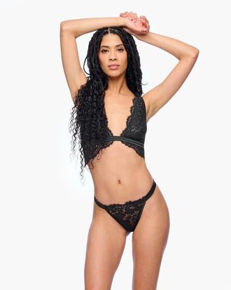 Cosabella Magnolia G-String in Black at Nordstrom