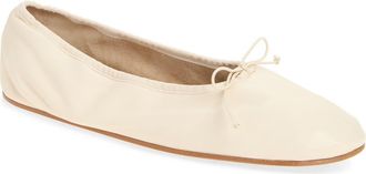 The Row Ballerina Flat in Sage Tint at Nordstrom, Size 10.5Us