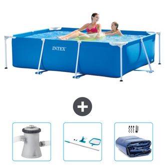 Intex Piscina Con Estructura Rectangular - 220x150x60 Cm - 6-piezas Scb81