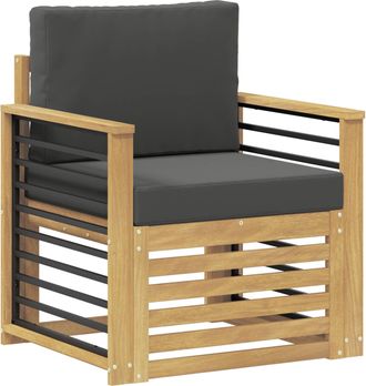 vidaXL Conjunto De Sof&aacute;s De Exterior Poli&eacute;ster Blanco Vidaxl