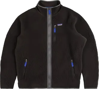 Patagonia zipped fleece jacket - men - Recycled Polyester - L - Black