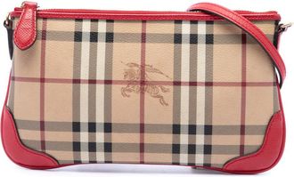 Burberry Pre-owned Burberry Haymarket Check Coated Canvas Peyton Crossbody Ladies 1QSTIOFYY48WI5AV