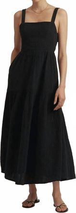 Favorite Daughter Go To Midi Dress In Black