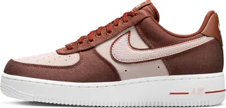 Nike Womens Air Force 1 07 SE Shoes in Brown | IB6642-200