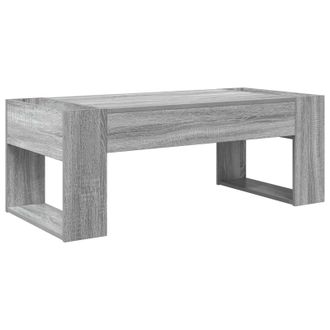 vidaXL Mesa De Caf&eacute; Gris Sonoma 110 X 50 X 41 Cm Madera De Ingenier&iacute;a Vidaxl