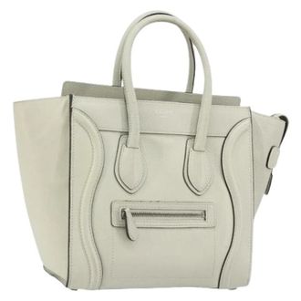 Celine Pre-owned Handbags, female, Beige, Size: ONE SIZE Pre-owned Vintage Hand Bag
