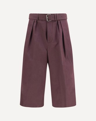 Dries Van Noten Shorts in popeline di cotone Man 50