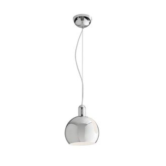 Netlighting NARCISO Dome Pendant Ceiling Light Chrome 20x22.5cm in Silver | Size: 20x22.5 cm