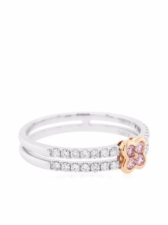 HYT Jewelry 18kt gold Argyle Pink diamond engagement ring - Silver