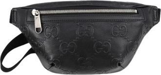 Gucci Pre-owned Sling Bag - Heren - Vintage Heuptassen - Zwart - ONE Size - Leer - Vintage
