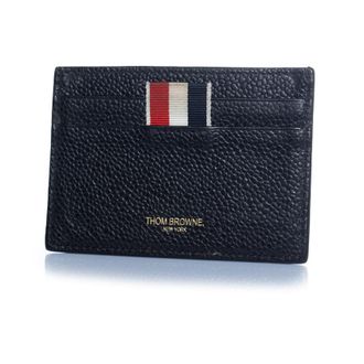 Thom Browne zwarte leren kaarthouder