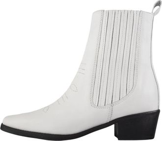 L37 Cowboylaarzen - Dames - Cowboylaarzen - Wit - 36 EU - Schoenen