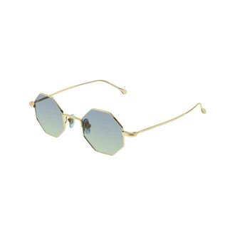 Gucci Octagonal Zonnebril - unisex - Accessoires - Geel - Maat: 41 MM