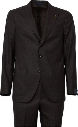 Sartoria Latorre Abito monopetto - - Suits - Uomo - Marrone - M