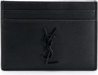 Saint Laurent Black Cassandre card holder