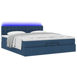 vidaXL Vidaxl - Estructura De Cama Otomana Con Colchones Tela Topo 200x200cm