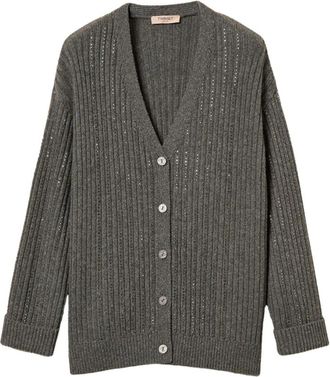Twinset Donna, Maglie, Grigio, S, new