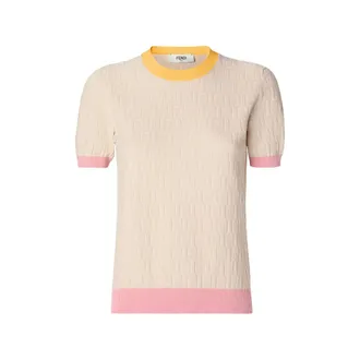 Fendi Textured T-shirt
