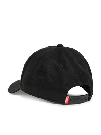Diesel J02708K_KXA77K900 Logo-Embroidered Cotton Baseball Cap - Black