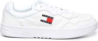 Tommy Hilfiger Leather Sneakers With Logo