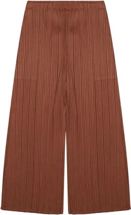 Pleats Please Issey Miyake March Pleated Texture Palazzo Pants