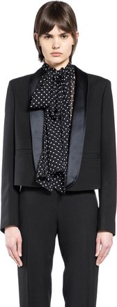 Tom Ford Single Breasted Cropped Tuxedo Jacket