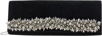 SIMKHAI River East-West Leren Clutch - Dames - Clutches - Zwart - ONE Size - Leer - Tassen