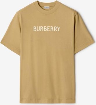 Burberry Logo Cotton T-shirt, Size Small