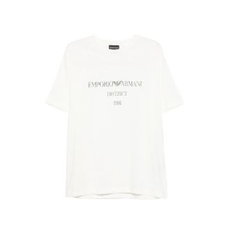 Emporio Armani Logo-print Crew-neck T-shirt