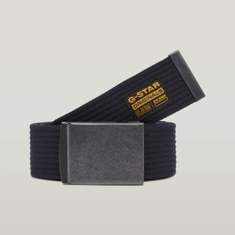 G-Star Koppelg&uuml;rtel G-STAR Webbing Belt, Herren, schwarz metal, salute, Web, Kunstfaser, unifarben, G&uuml;rtel Koppelg&uuml;rtel, mit Webband