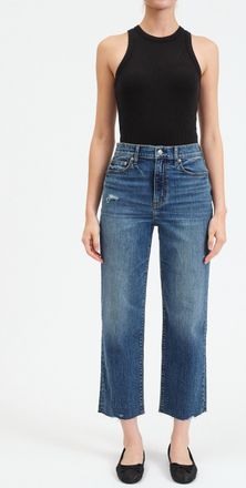 Daze Sundaze High Rise Straight Crop Jeans In Socialite Vintage