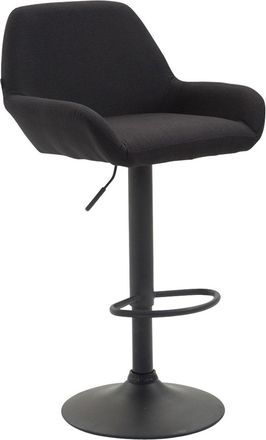 Clp Taburete De Bar Braga De Tela Negro Negro