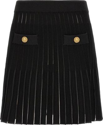 Balmain Mujer, Faldas, Negro, Talla: XS