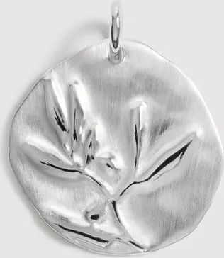 Monica Vinader Sterling Silver Peace Pendant