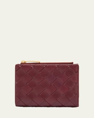 Bottega Veneta Small Bifold Zip Wallet