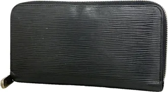 Louis Vuitton Noir Long Wallet (Bi-Fold) (Pre-Owned)