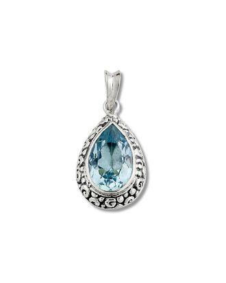 Samuel B. Silver 3.70 Ct. Tw. Blue Topaz Pendant