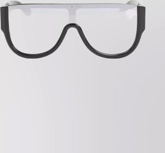 Alaia logo print mask sunglasses