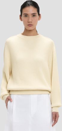 Victoria Beckham Relaxed Fit Jumper In Ivory XS