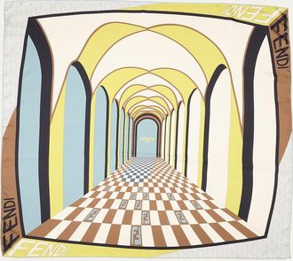 Max Mara Carre Silk Square Scarf