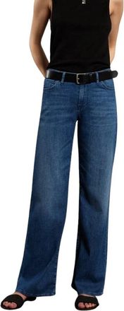 3x1 Canvas Chic Style Charlie Broek - Dames - Regular Fit Jeans - Blauw - W30 - Katoen - Jeans