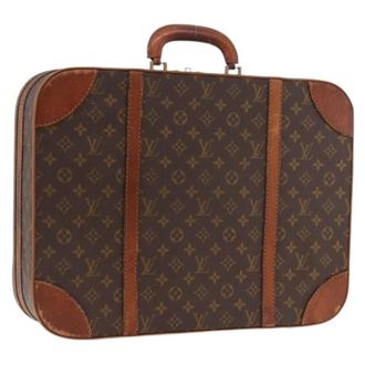 Louis Vuitton Pre-owned Weekend Bag - unisex - Pre-owned - Bruin - Maat: ONE Size Leer