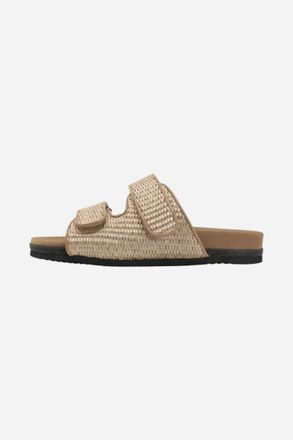 Roam Womens Double Slider Sandals In Natural
