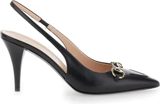 Gucci Black Slingback Pumps