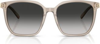 Tiffany & Co. 56mm Gradient Square Sunglasses in Opal Taupe/grey Gradient at Nordstrom