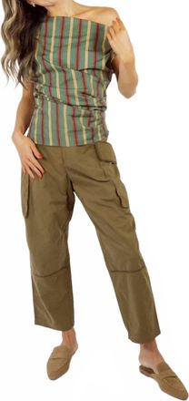 Maria Cher Ness Isa Cargo Pants In Brown