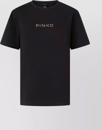 Pinko graphic print crew neck t-shirt
