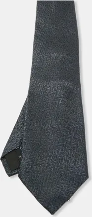 S.T. Dupont S. t. Dupont Blue Jacquard Traditional Tie