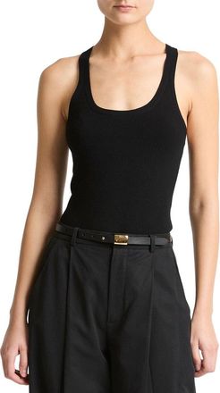 Vince Stretch Viscose Scoop Neck Tank